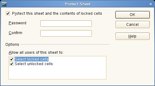 sheet protection dialog screenshot